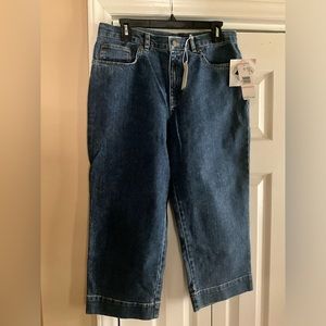 Jones Sport  blue denim Capri pants